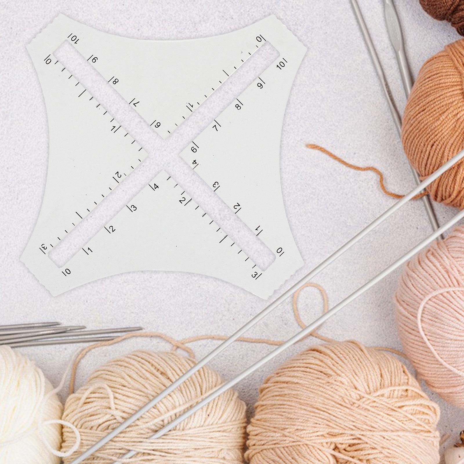 Sewing Gauge Ruler - Прозрачная акриловая линейка для измерения плотности