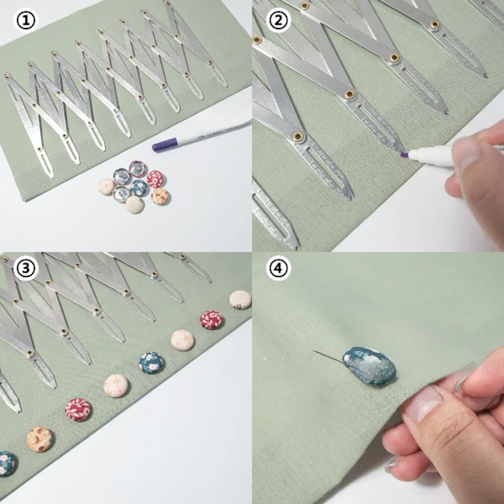 Sewing Gauge Ruler - Расширяющийся калибр Швейные аксессуары Слодостойкая швейная