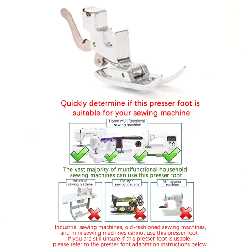 2 шт. универсальные прижимные  – обзор и цена Textile Sewing Machine