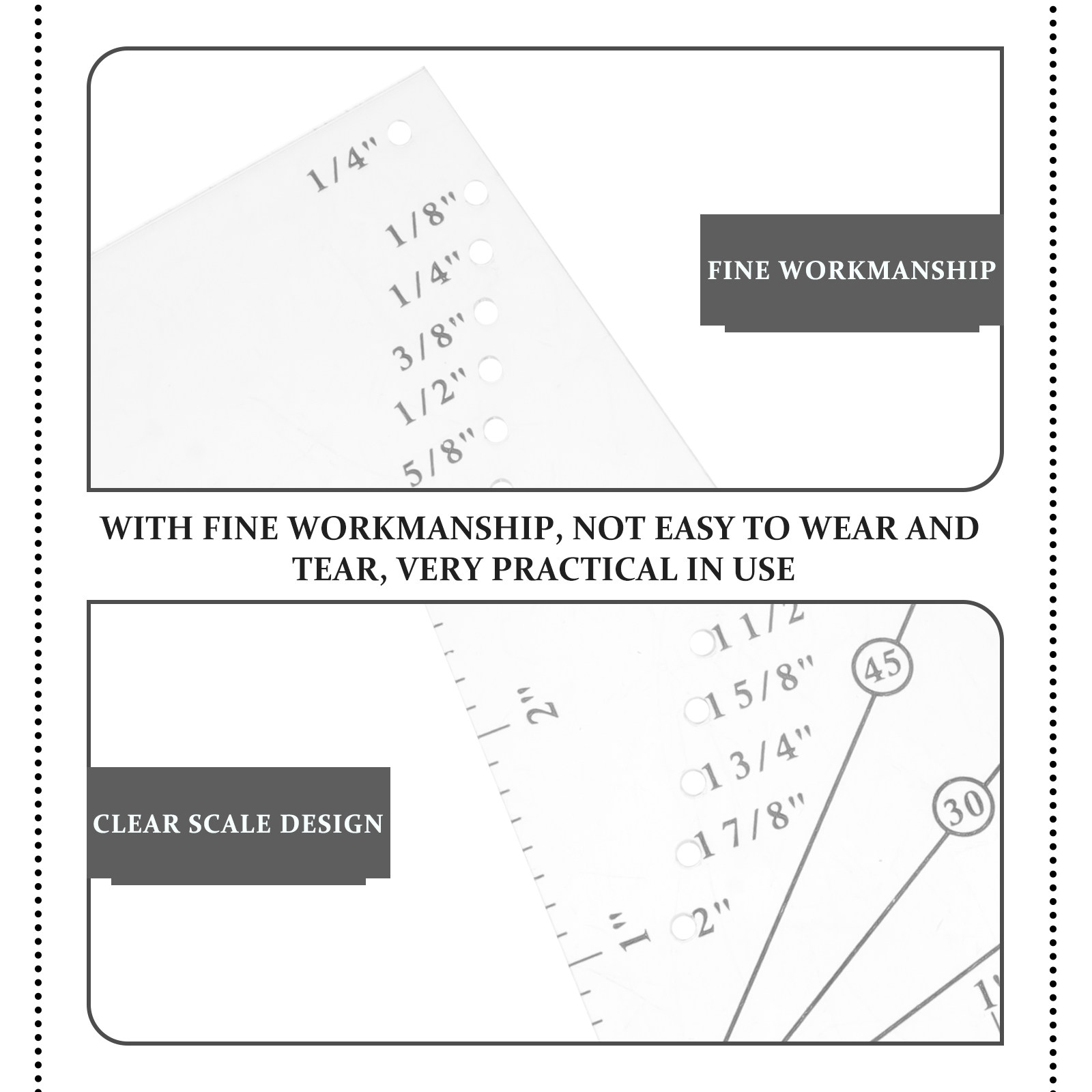 1 комплект: пластиковая линейк – обзор и цена Sewing Gauge Ruler
